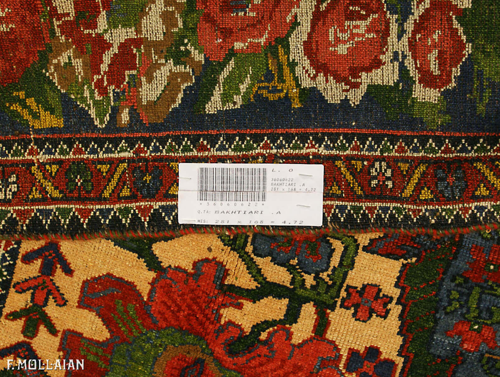 Antique Persian Bakhtiari Carpet n°:36060622